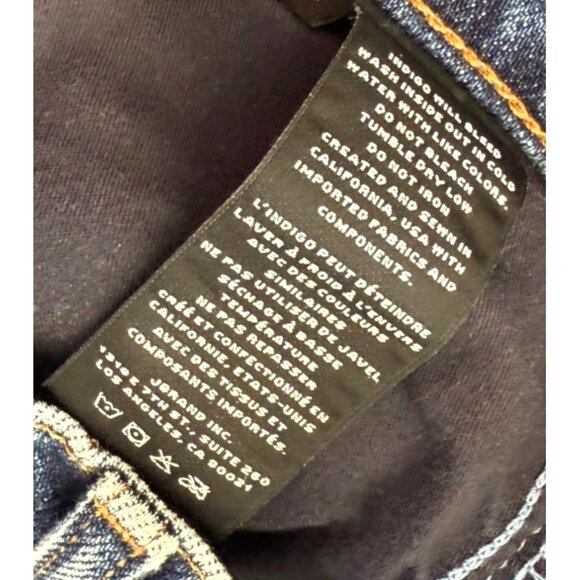 J Brand Wonderland Destruct High Rise Wide Leg Jeans Womens Size 30 Blue Denim - Picture 8 of 8